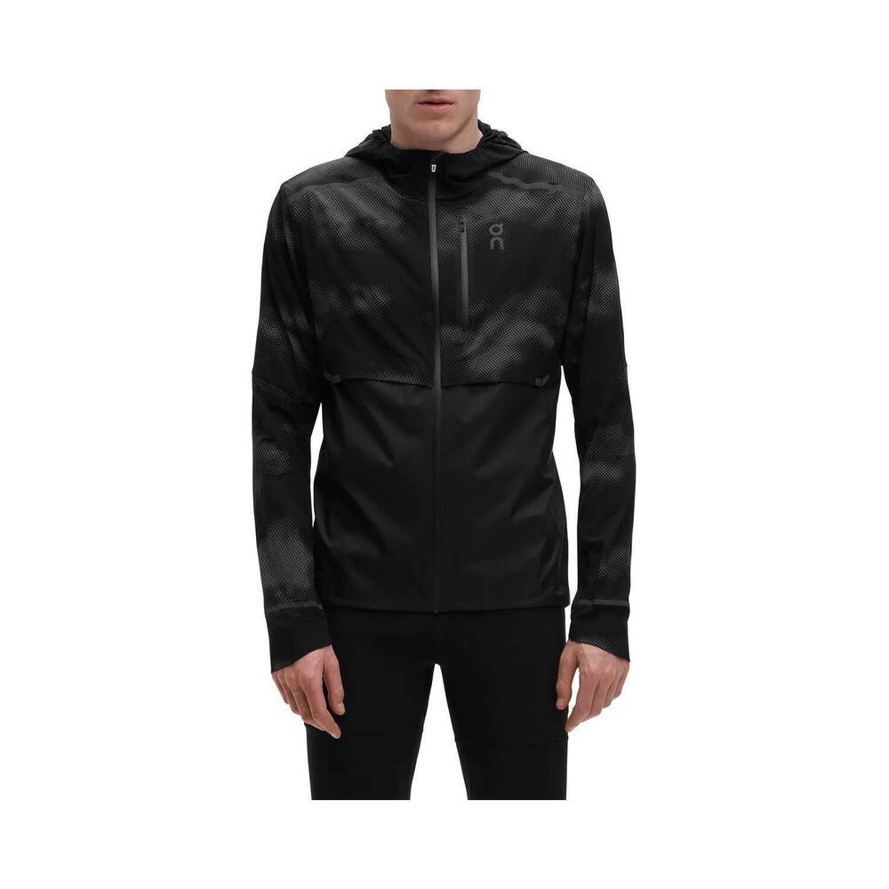 NEW ON men's weather jacket in lumos black
